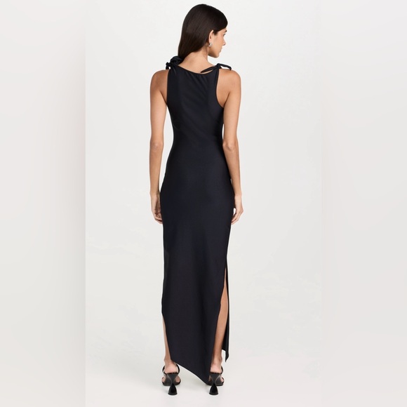 COPERNI ASYMMETRICAL FLOWER GOWN BLACK SIZE XS NEVER WORN WITH TAGS - Picture 3 of 6